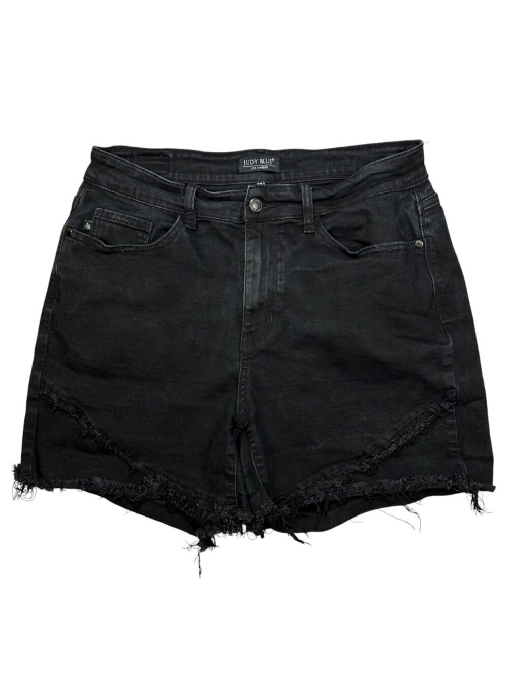 Judy Blue XL Black Denim Shorts Casual Stretch Comfort